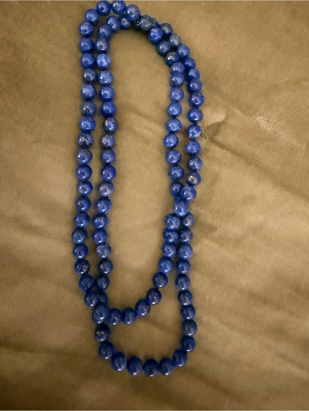 Lapis Blue Beaded Double-Strand Necklace - Women's Jewelry